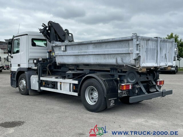 Hook lift truck, Crane truck Mercedes-Benz 1841L Abroller + Mulde und Kran + FB 7.6m=1.2 t.: picture 5