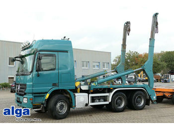 Skip loader truck Mercedes-Benz 2655 K Actros 6x4, Gergen, Klima, 550 PS: picture 1