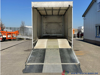 Autotransporter truck Mercedes-Benz 822 Atego Geschlossener Transport + el. Rampen: picture 4