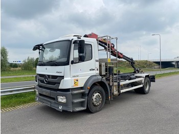 Cab chassis truck, Crane truck Mercedes-Benz AXOR 1829 4x2 Chassis Cabin with HMF 5320 crane: picture 1