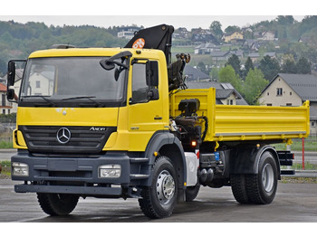 Mercedes-Benz AXOR 1829 * KIPPER 5,00m + PM SERIE 14 * TOP  - Crane truck, Tipper: picture 4
