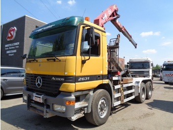 Hook lift truck Mercedes-Benz Actros 2631 +hmf 1250/2: picture 1