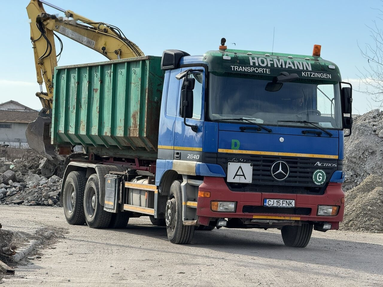 Tipper Mercedes-Benz Actros 2640 Abroll Chassy Changer: picture 4