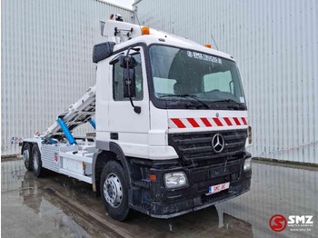Dropside/ Flatbed truck Mercedes-Benz Actros 2641 6x2 containerlifter: picture 1