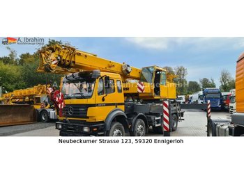 Crane truck, Mobile crane Mercedes-Benz DB 3234, Liebherr LTF 1030, Topzustand: picture 1