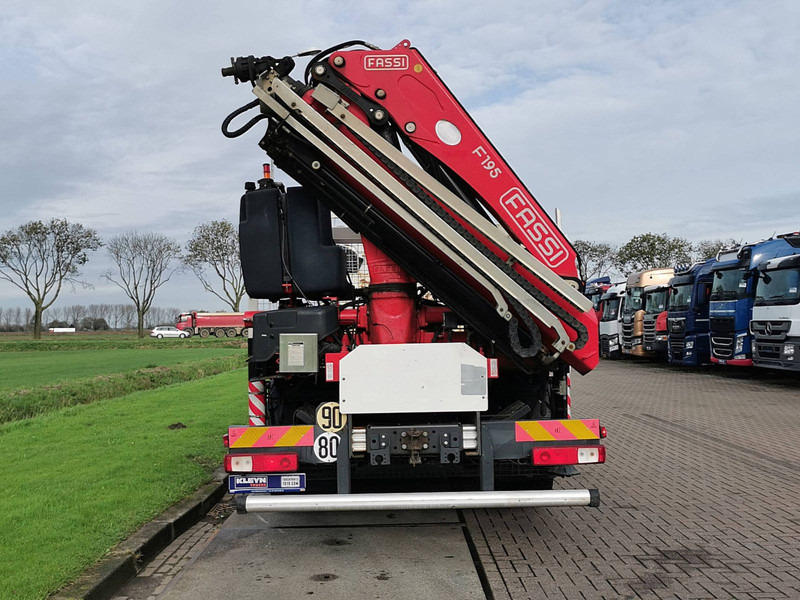 Dropside/ Flatbed truck, Crane truck Renault C 380 fassi f195a, 4x hydr: picture 19