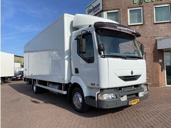 Box truck Renault MIDLUM 180-08 BOX WITH LIFT MANUAL GEARBOX GOOD CONDITION HOLLAND TRUCK: picture 1