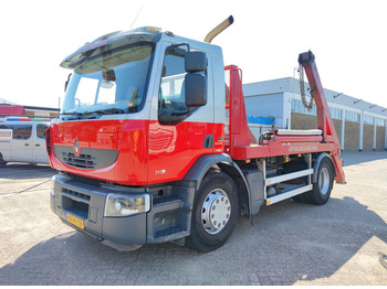 Skip loader truck RENAULT Premium 310