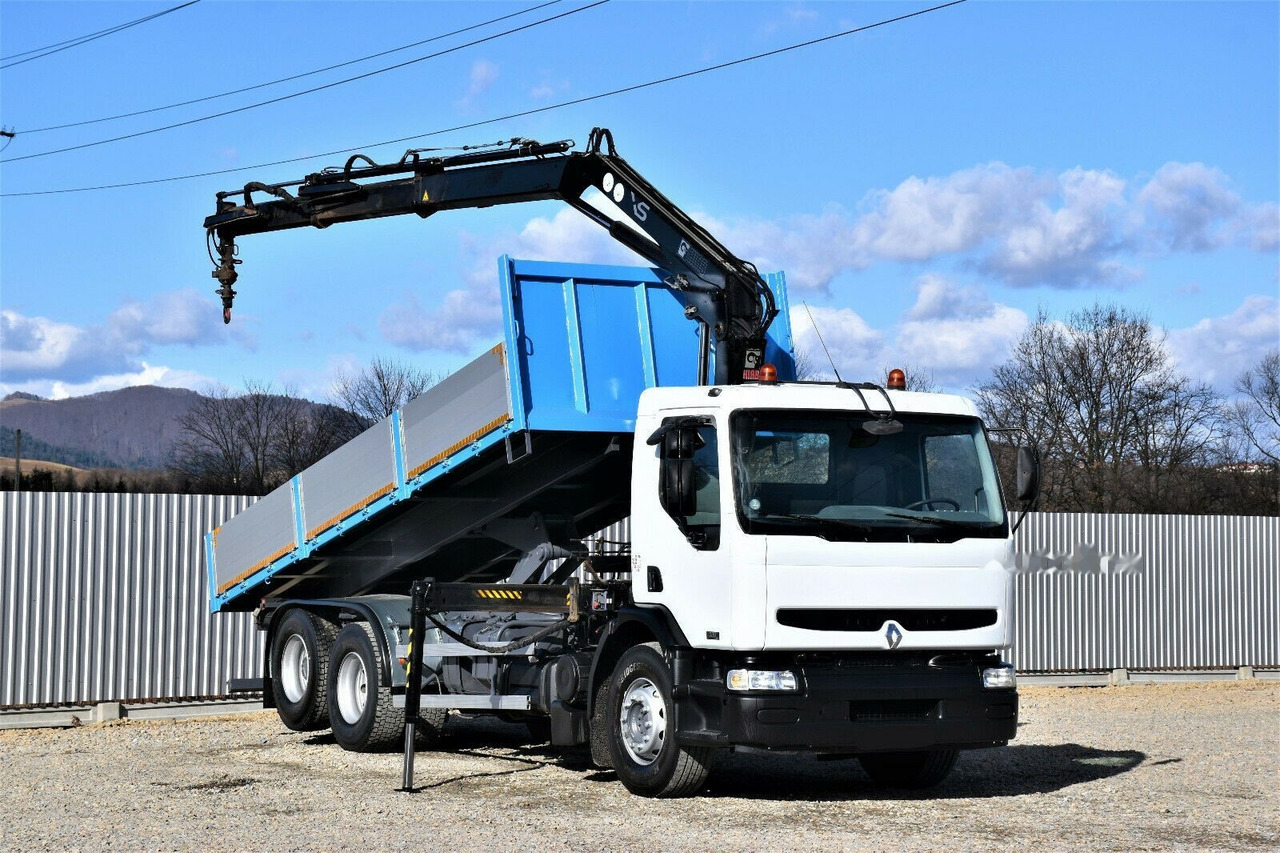 Tipper, Crane truck Renault Premium 320: picture 2