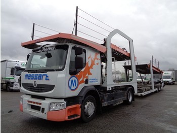Autotransporter truck Renault Premium 370, Euro 5, LOHR, Belgium Truck: picture 1