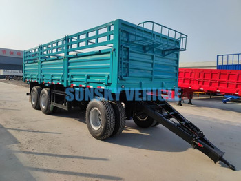 New Dropside/ Flatbed truck for transportation of bulk materials SUNSKY Warehouse truck with full trailer: picture 5