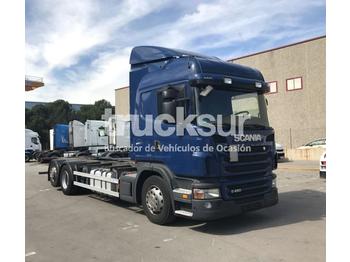 Container transporter/ Swap body truck Scania G480: picture 1