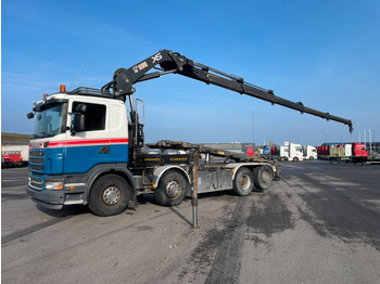 Scania G480 8x26 Multilift Hiab 322 EP-5 Hipro  - Crane truck, Cable system truck: picture 2