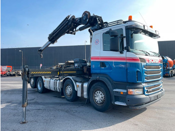 Scania G480 8x26 Multilift Hiab 322 EP-5 Hipro  - Crane truck, Cable system truck: picture 3