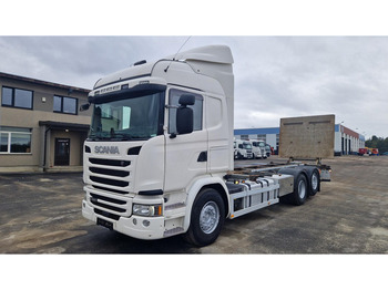 Container transporter/ Swap body truck SCANIA G 490