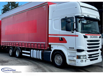 Curtainsider truck Scania R450 Euro 6, Dhollandia 2000 kg: picture 1