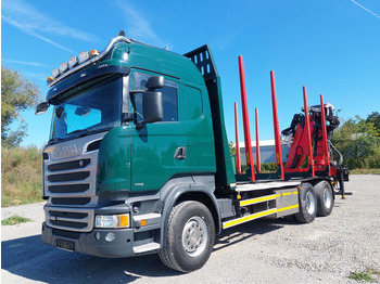Scania R490 6x4 Euro 6 Kurzholz Palfinger AHK (2) - Timber truck, Crane truck: picture 1