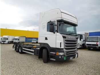 Container transporter/ Swap body truck Scania R 440: picture 1