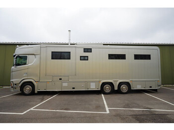 Livestock truck Scania S500 6X2 HORSE TRANSPORT TRUCK: picture 1