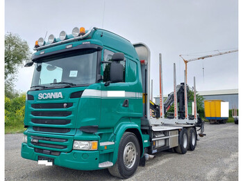 Scania R450 Holz 6x4 Loglift F96S 79 - timber truck