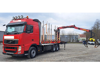 Timber truck, Crane truck Volvo FH 500 Holz 6x4 Loglift 115Z 80: picture 1