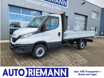 Flatbed van Iveco Daily 35S14D Pritsche DAB KLIMA TEMPO AHK 3.5 to: picture 1