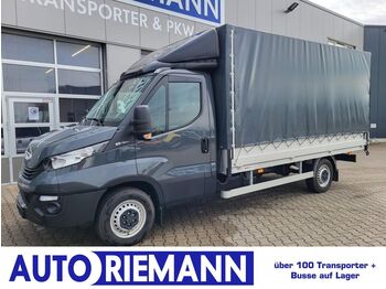 Curtain side van Iveco Daily 35S16 lang Pritsche Plane AHK KLIMA TEMPOM: picture 1