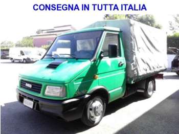 Curtain side van Iveco Daily 35.8 2.5D-CASSONE-TELONE-CENTINA PORTATA 1.500KG: picture 1