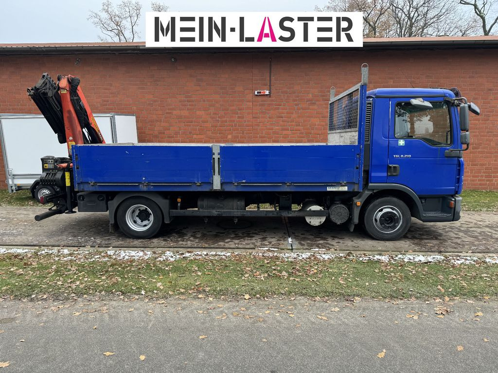 MAN TGL 8.210 Palfinger PK 6501 14m 440kg, 5+6 St. F  - Dropside/ Flatbed truck: picture 5