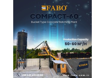 FABO SKIP SYSTEM CONCRETE BATCHING PLANT | 60m3/h Capacity  | Ready in Stock - Concrete plant: picture 1