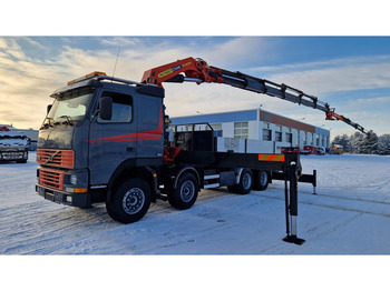 Volvo FH12 8X4 380 Palfinger PK66000 full steel manual - Dropside/ Flatbed truck: picture 1