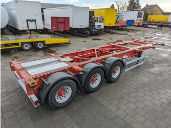 TURBO'S HOET SC33AA 3-Assen BPW - Lift Axle - DiscBrakes - 20/30 FT TANK/SWAP ContainerChassis (O1647) - Container transporter/ Swap body semi-trailer: picture 1