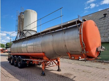 Burg Chemical - INOX - RVS - 31 m3 - 3 Comp. - Tank semi-trailer: picture 4