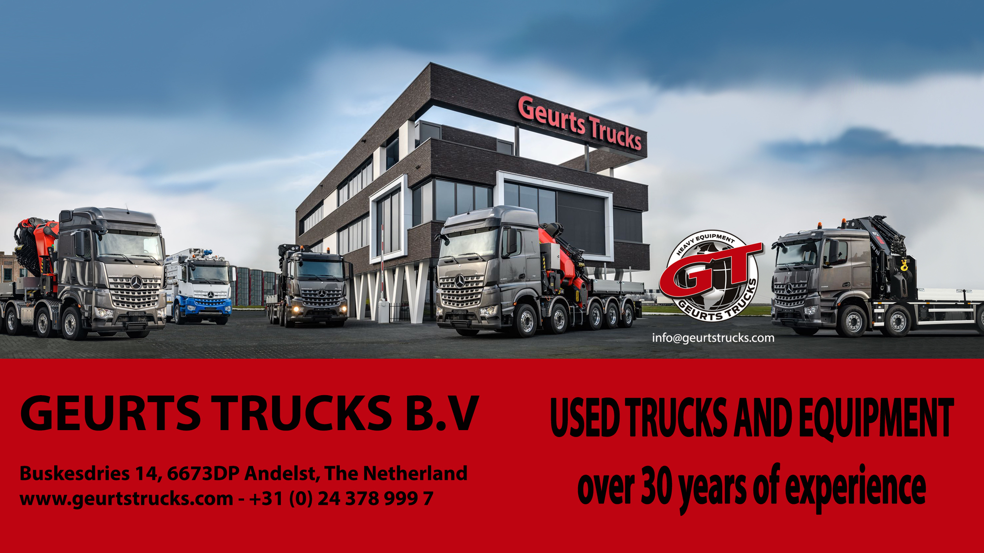 Geurts Trucks B.V. - Tractor units MERCEDES-BENZ - 8x6, gearbox: manual, air conditioner undefined: picture 1