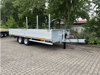 Dropside/ Flatbed trailer Möslein  14,4 t Tandem- Pritschenanhänger- Tieflader: picture 4