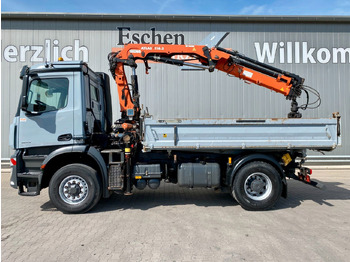 Tipper, Crane truck Mercedes-Benz Arocs 1843 HAD 4x4 | Atlas 116.3-A3*5+6.Kreis: picture 3