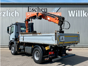 Tipper, Crane truck Mercedes-Benz Arocs 1843 HAD 4x4 | Atlas 116.3-A3*5+6.Kreis: picture 4