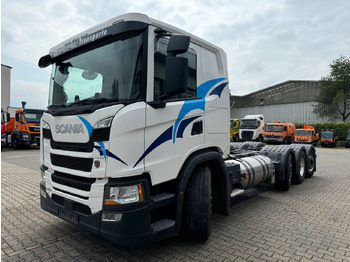 Cab chassis truck, Crane truck Scania G 410 B8x2*6 NB LNG Fahrgestell Nebenantrieb: picture 3