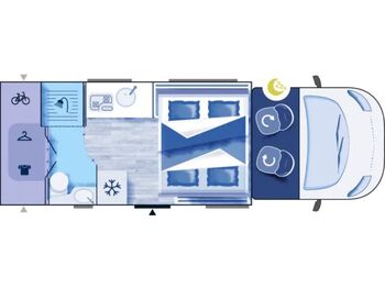 New Semi-integrated motorhome Wohnmobil Challenger Graphite 260 Ultimate (Ford): picture 1