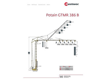 Self-erecting tower crane POTAIN