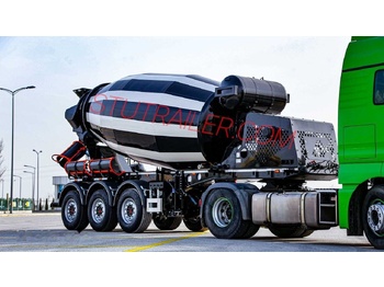 Concrete mixer semi-trailer STU