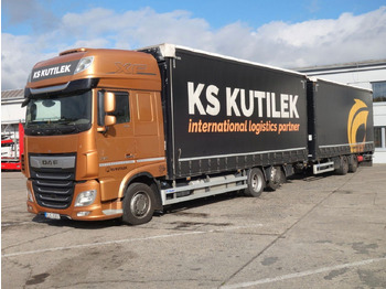 Curtainsider truck DAF XF 480