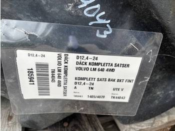 Tire for Construction machinery BKT 12,4-24 12 lagers till Volvo 641 640 642: picture 2