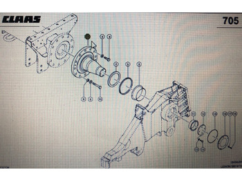 Undercarriage parts CLAAS