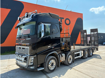 Autotransporter truck Volvo FH 16 750 8x4 HMF2620K-5 / WINCH / PLATFORM L=7100 mm: picture 2