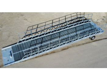 New Loading ramp AZ RAMP-EASY XL-12 FULL GALVA. WIDE Mobil Galvanizate Loading Ramp With Level Off, 12 t Capacity: picture 3