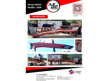 New Loading ramp Loading Ramp with with hydraulic tilting bridge -  AZ RAMP - STAR- 10T. 10 ton capacity: picture 3