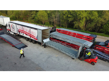 New Loading ramp Loading Ramp with with hydraulic tilting bridge -  AZ RAMP - STAR- 8T FULL GALVA: picture 2