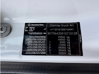 Tipper Mercedes-Benz 1840 2140 4X2 Kipper % Kran mit Funk Top Zust.: picture 3 Tipper Mercedes-Benz 1840 2140 4X2 Kipper % Kran mit Funk Top Zust.: picture 3