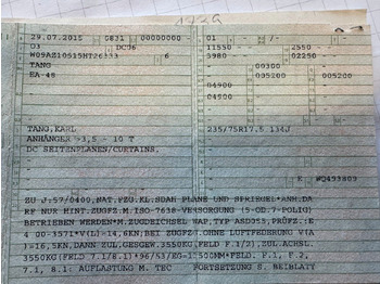 Curtain side van Mercedes-Benz 818 4X2 Pritsche & Plane & Tang Pritsche & Plane Mercedes-Benz 818 4X2 Pritsche & Plane & Tang Pritsche & Plane: picture 3